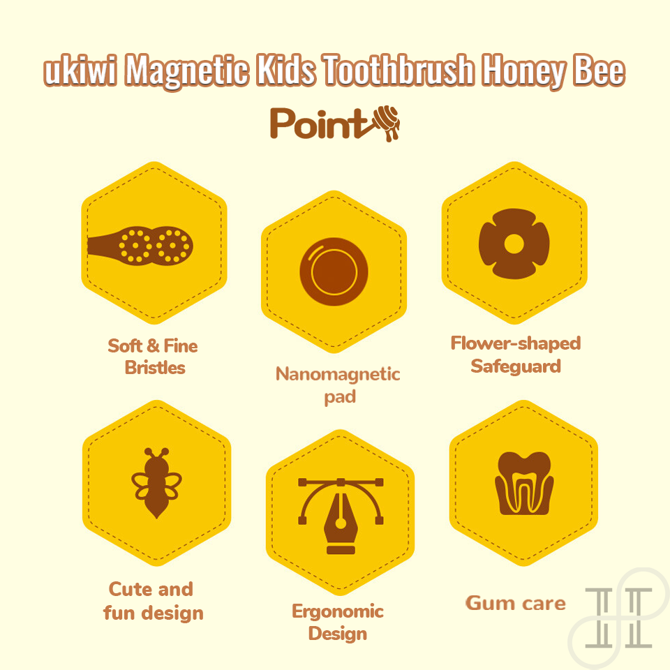 ◈ ukiwi Kids Magnetic Toothbrush: Professional Care for Growing Smiles ◈