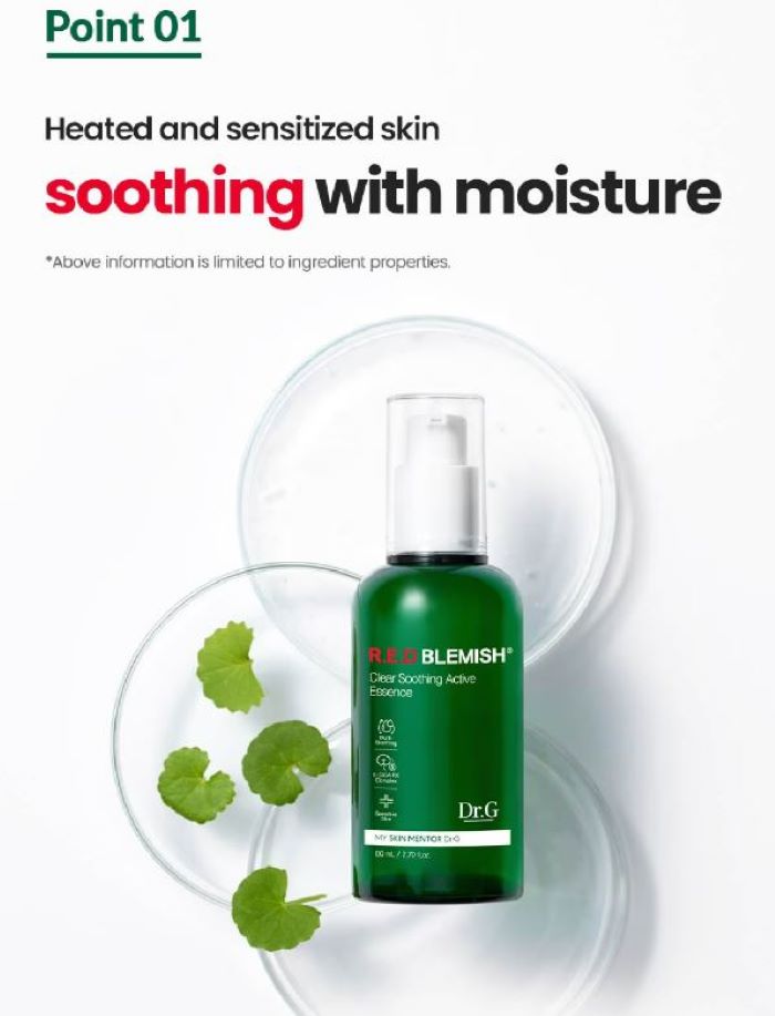 【Dr.G】 Red Blemish Clear Soothing Active Essence 80ml