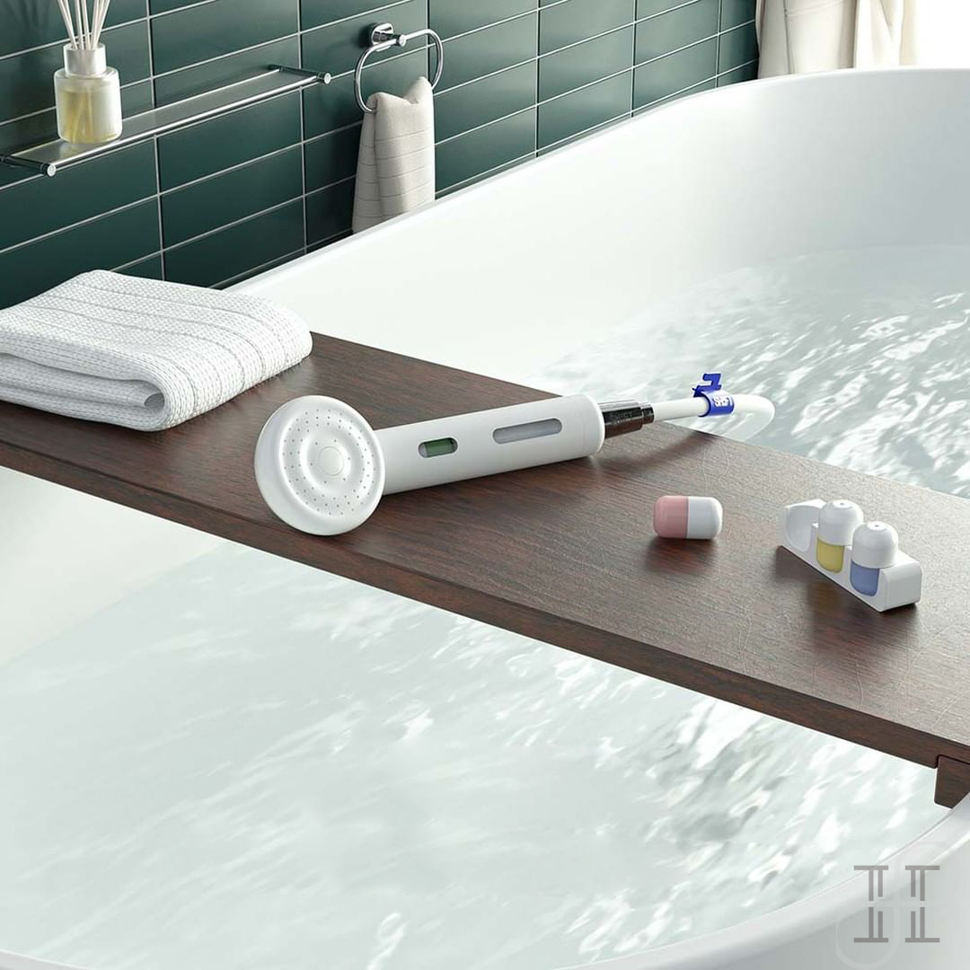 Korea SHIFT Gentle Spray Shower Head (white) - bathroom accessories