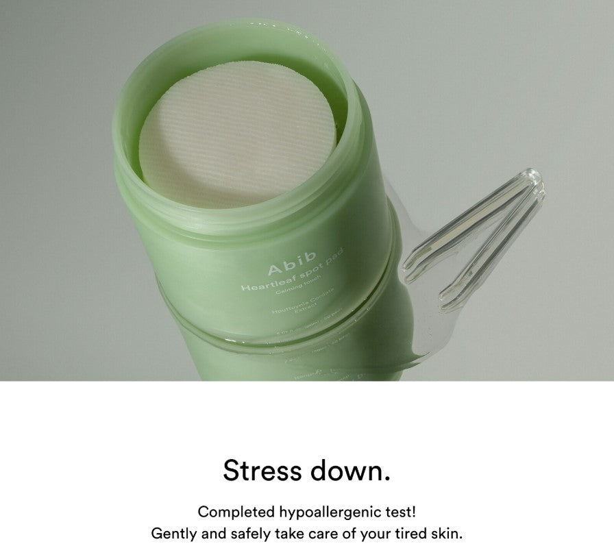 【Abib】 Heartleaf spot pad Calming touch (large capacity) 250ml 140pads