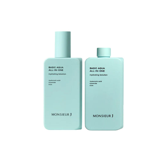 #MONSIEURJ #BasicAqua #AllInOne #MensSkincare #Kbeauty #MensGrooming #5in1Skincare #HydratingCleanser #KoreanSkincare #Niacinamide #Panthenol #RefillSet #SkincareForMen