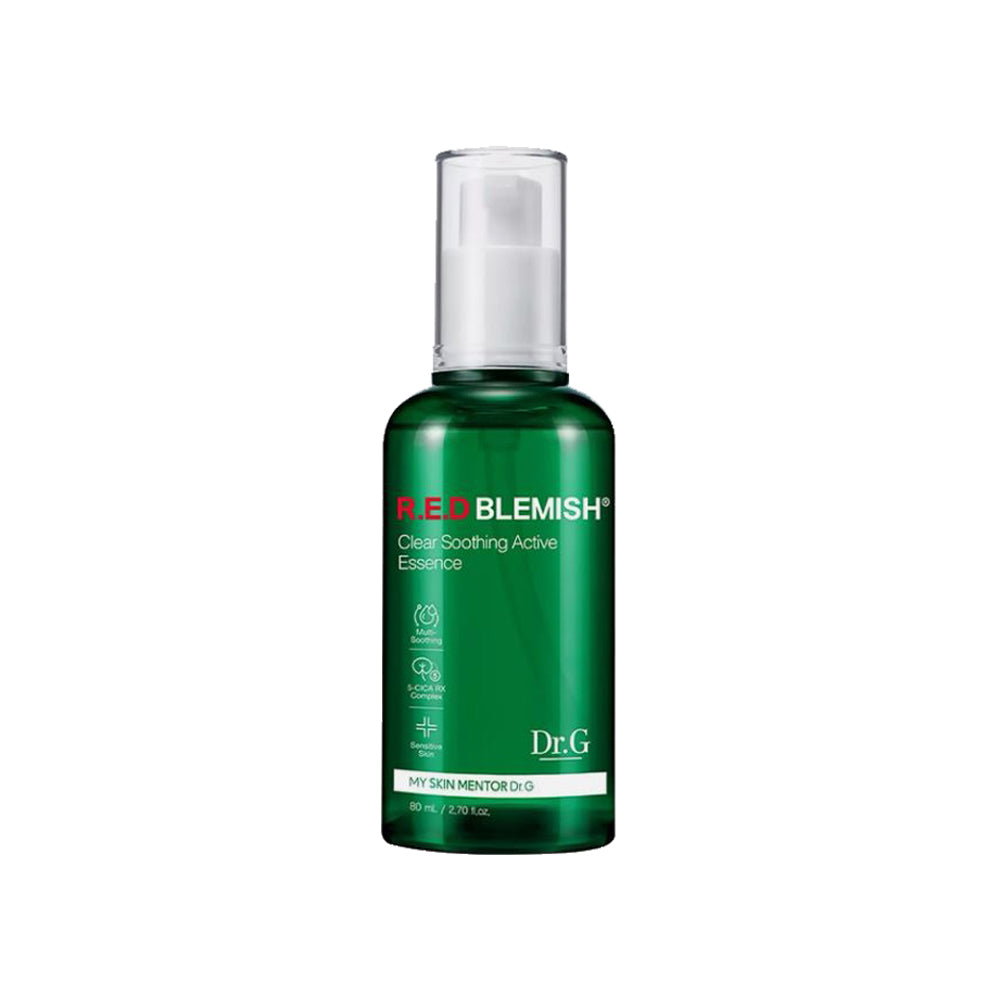 #DrG #RedBlemish #ActiveEssence #SoothingEssence #CicaCare #Kbeauty #Skincare #AcneCare #SensitiveSkin #CoolingEssence #Authentic