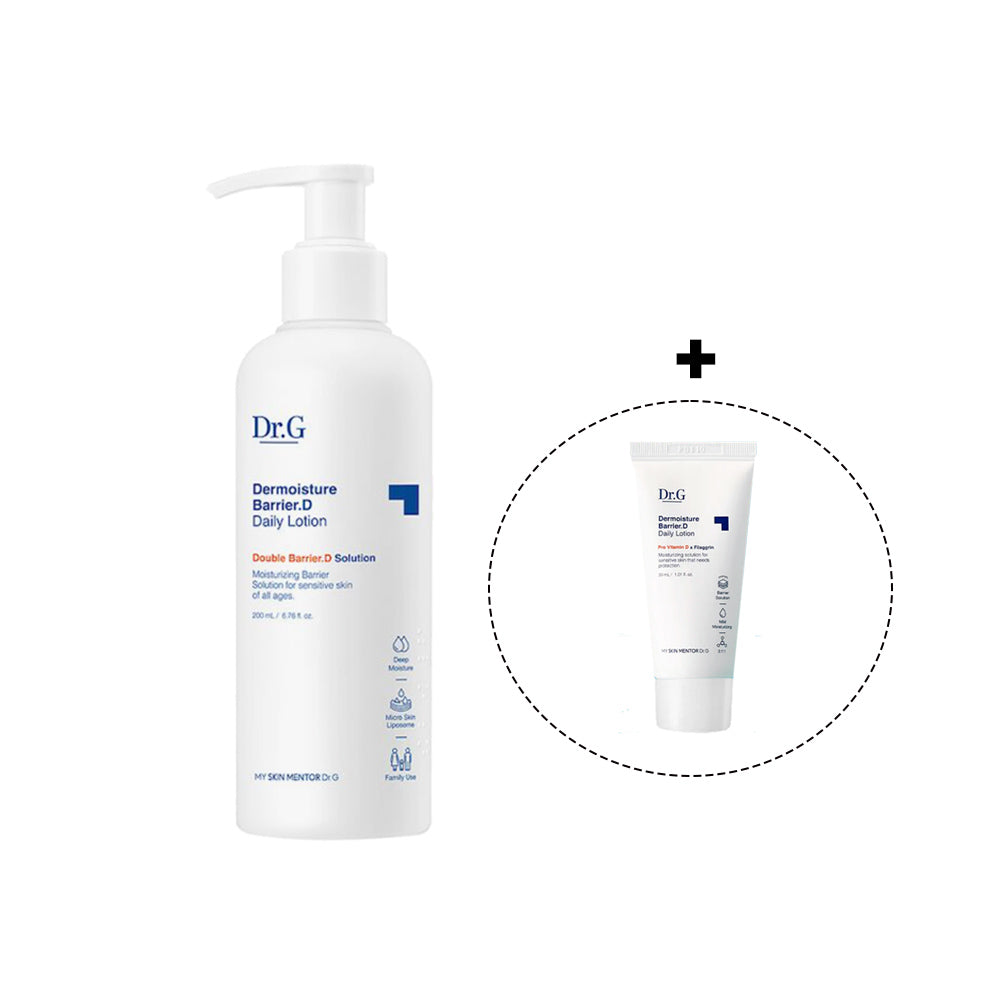 #DrG #BarrierLotion #SensitiveSkin #Kbeauty #Moisturizer #WeakAcidic #ProvitaminD #Filagrin #KoreanSkincare #DrySkinRelief #Hydration #SpecialSet