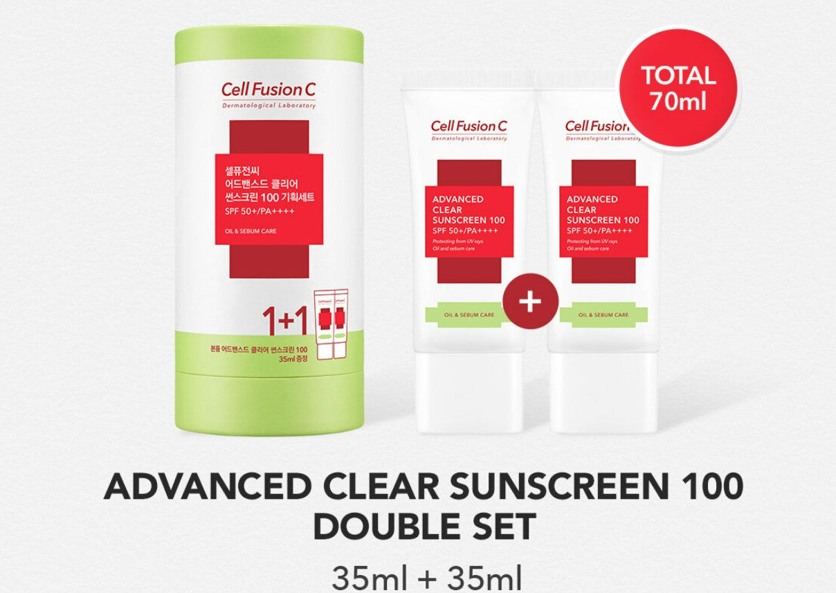 Cell Fusion C Advanced Clear Sunscreen (35ml+35ml Set)