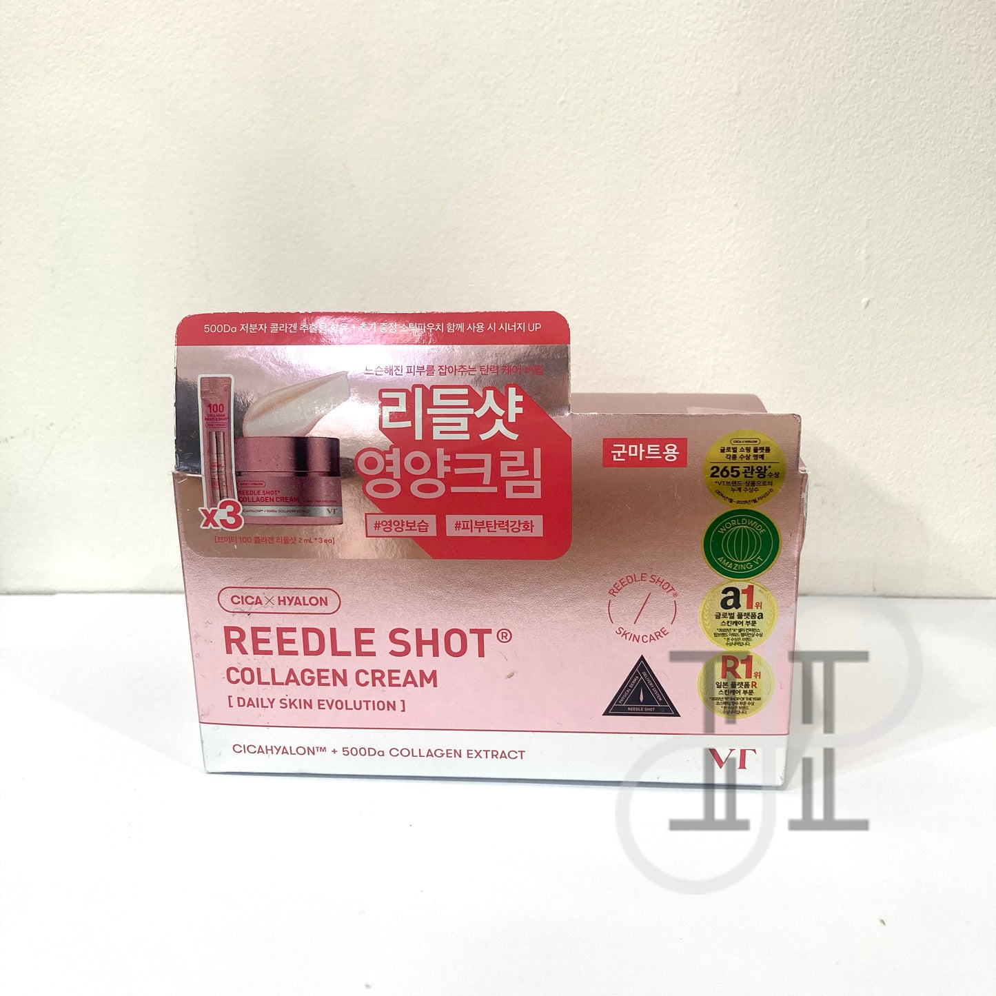 【VT Cosmetics】 Reedle Shot Collagen Cream 50ml + Stick pouch 2ml*3ea