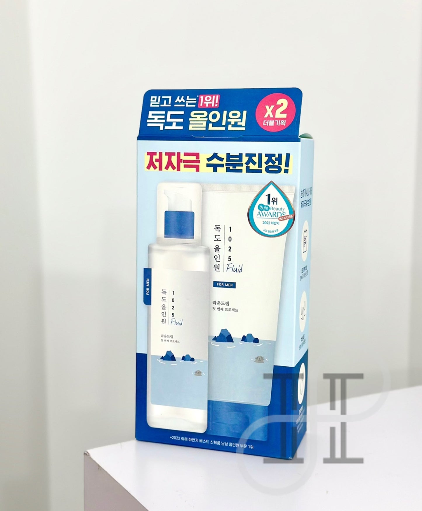 ROUND LAB For Men 1025 Dokdo All-in-One Fluid Double Set (200ml + 200ml)