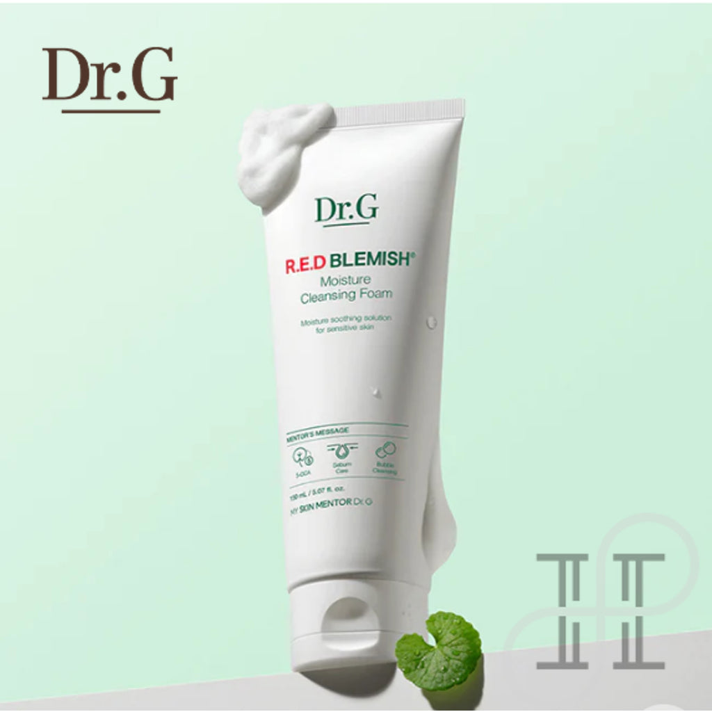 【Dr.G】 RED BLEMISH MOISTURE CLEANSING FOAM 150ml I Moisture Soothing Care