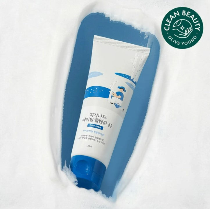 ROUND LAB For Men Birch Juice Shaving Cleansing Foam 120ml