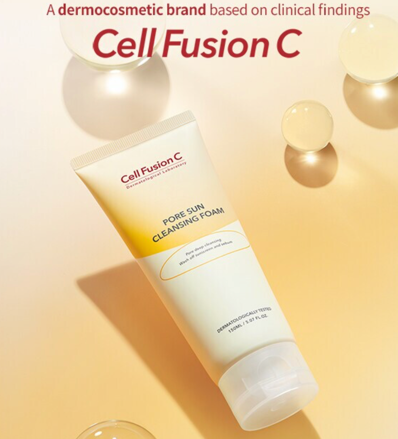 Cell Fusion C Pore Sun Cleansing Foam 150ml