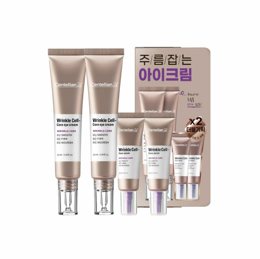 【CENTELLIAN 24】Wrinkle Cell Core eye cream Special Set eye cream 25ml *2ea + serum 10ml *2ea