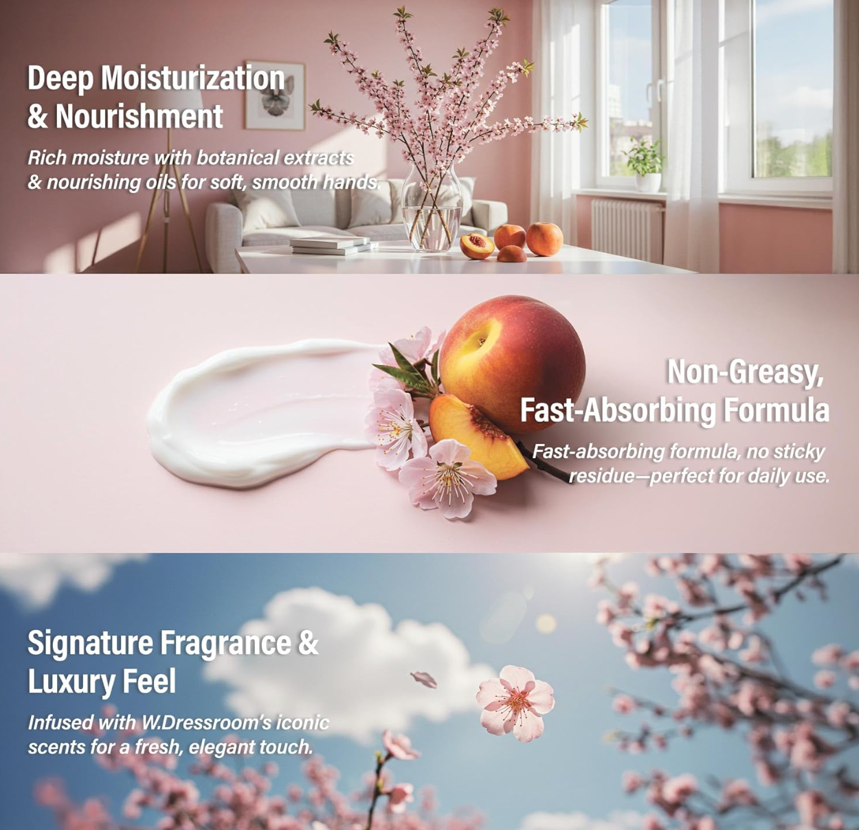 【W.DRESSROOM】 Perfume Hand Cream 50ml