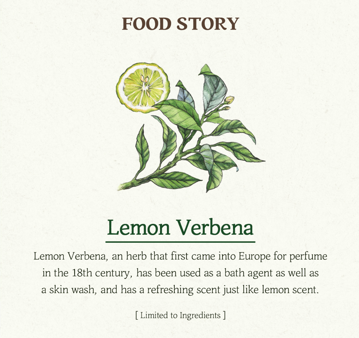 SKINFOOD Lemon Verbena Body Lotion 450ml