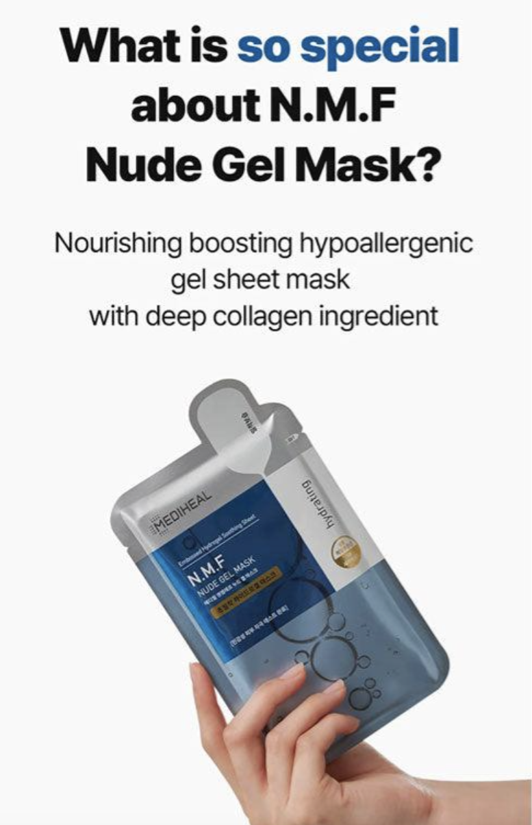 [Mediheal] N.M.F Nude Gel Mask / 30g*10ea