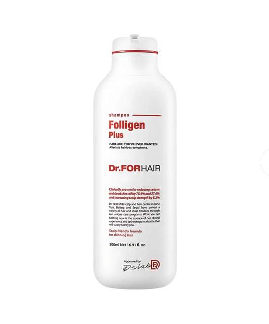 #DrFORHAIR #FolligenPlus #HairLossShampoo #Kbeauty #ScalpCare #ThinningHair #BiotinShampoo #KoreanHaircare #DandruffRelief