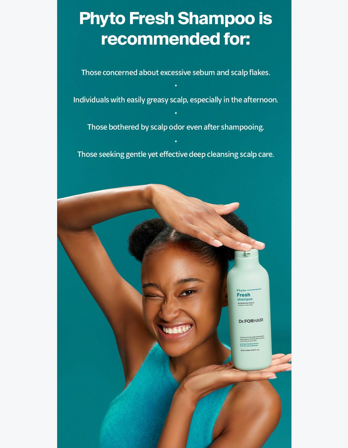 【Dr.FORHAIR】 Phyto Fresh Shampoo (500ml)