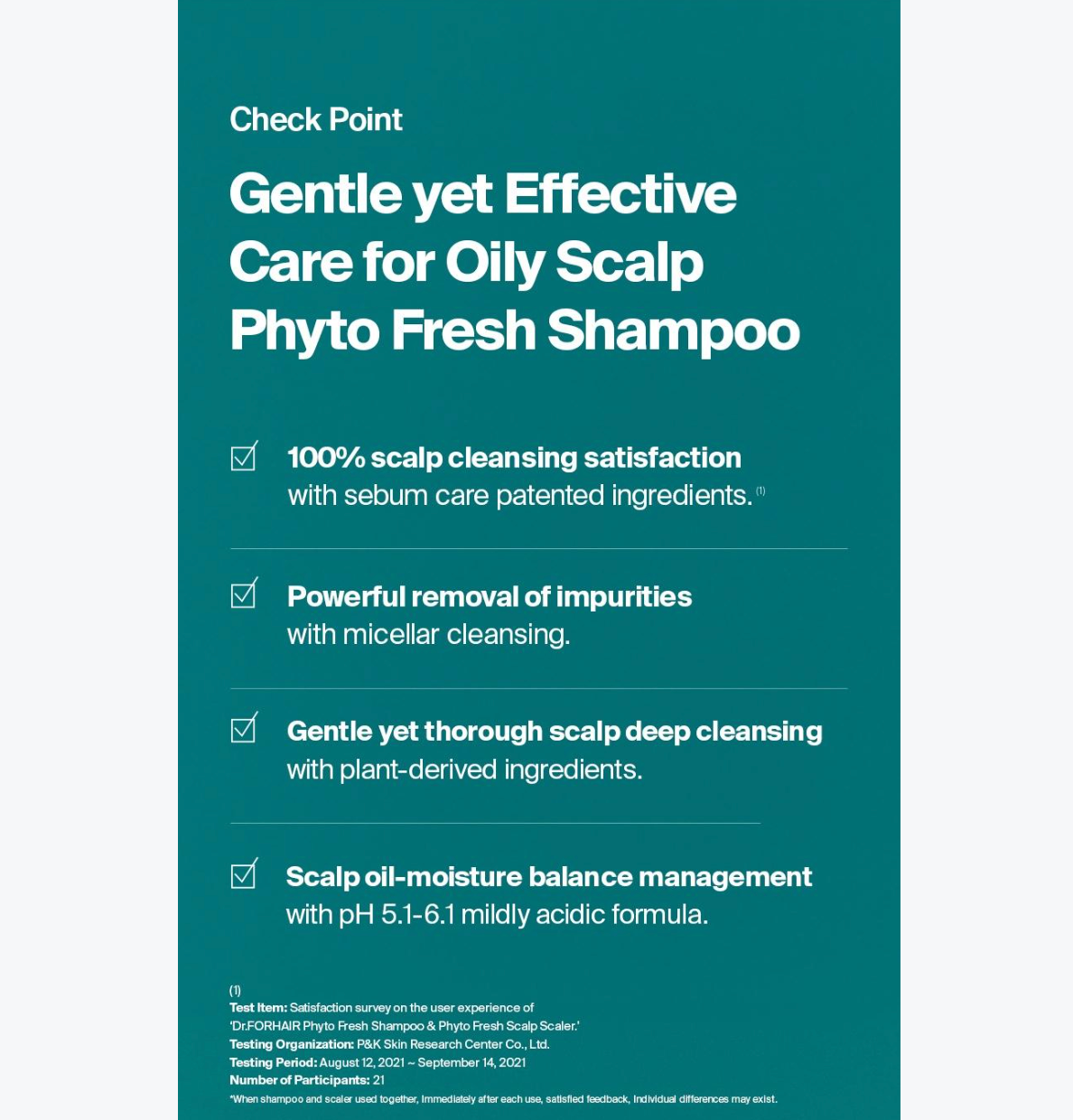 【Dr.FORHAIR】 Phyto Fresh Shampoo (500ml)