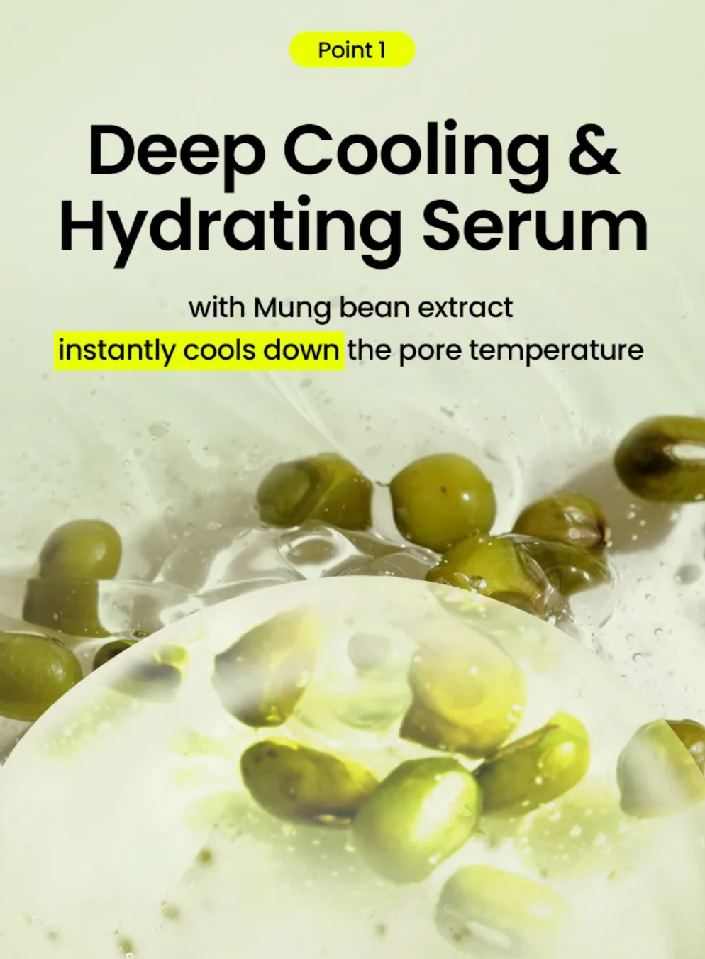 【Beplain】  Mung Bean Pore Tight-up Serum 30ml+30ml
