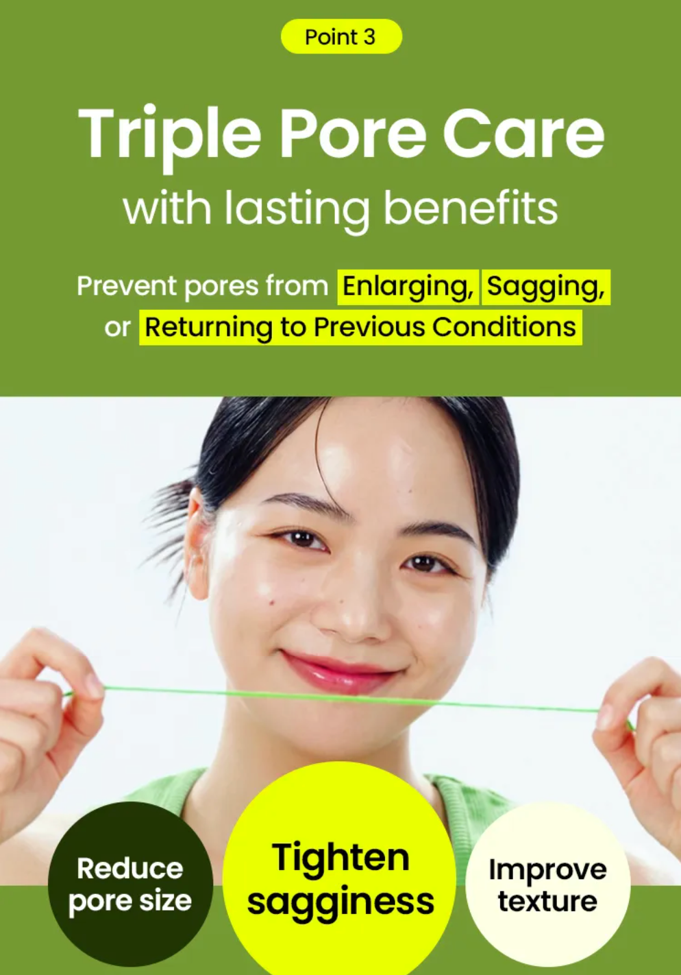 【Beplain】  Mung Bean Pore Tight-up Serum 30ml+30ml