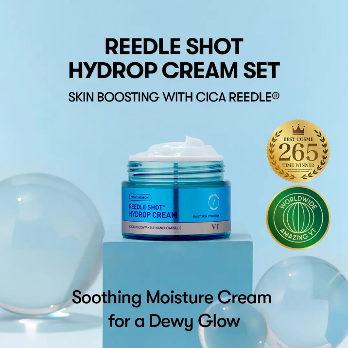 #VTHydropReedleShot #HyaluronicAcidCream #DeepHydration #CicaReedle #MoistureBarrier #HANanoCapsule #KbeautySkincare #GlowingSkin #UltraLowMolecularHA #HydrationBooster
