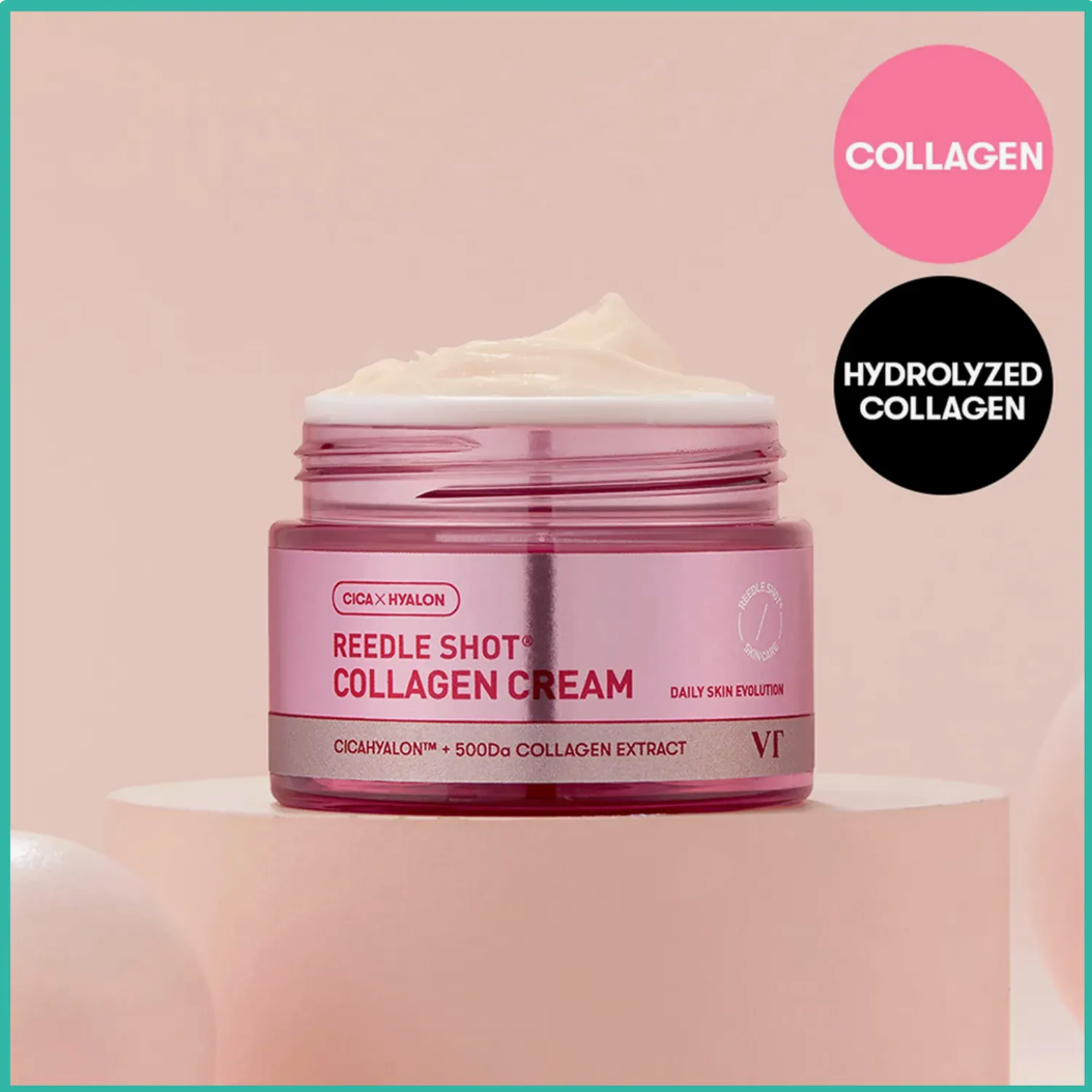 【VT Cosmetics】 Reedle Shot Collagen Cream 50ml + Stick pouch 2ml*3ea