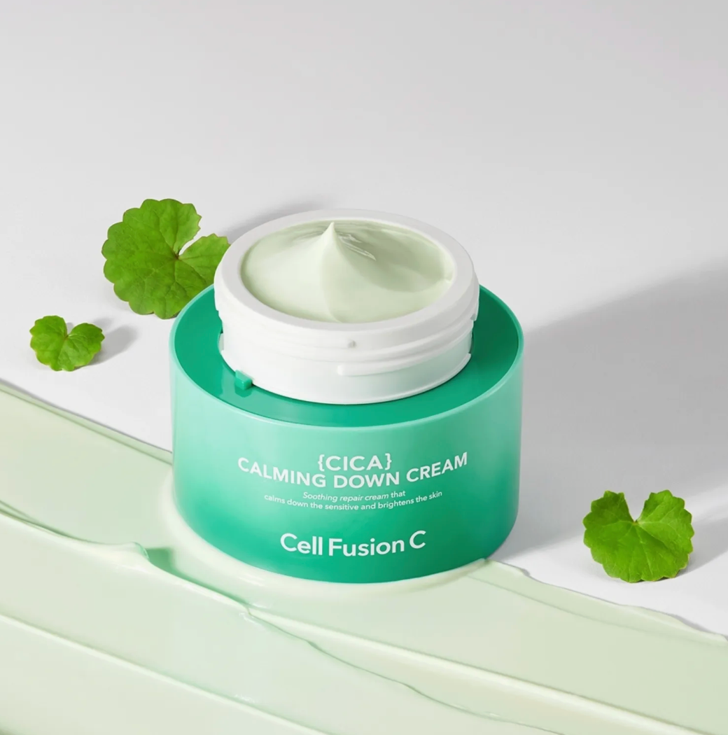 [CELL FUSION C ] Cica Calming Down Cream / 50ml + 50ml(refill)