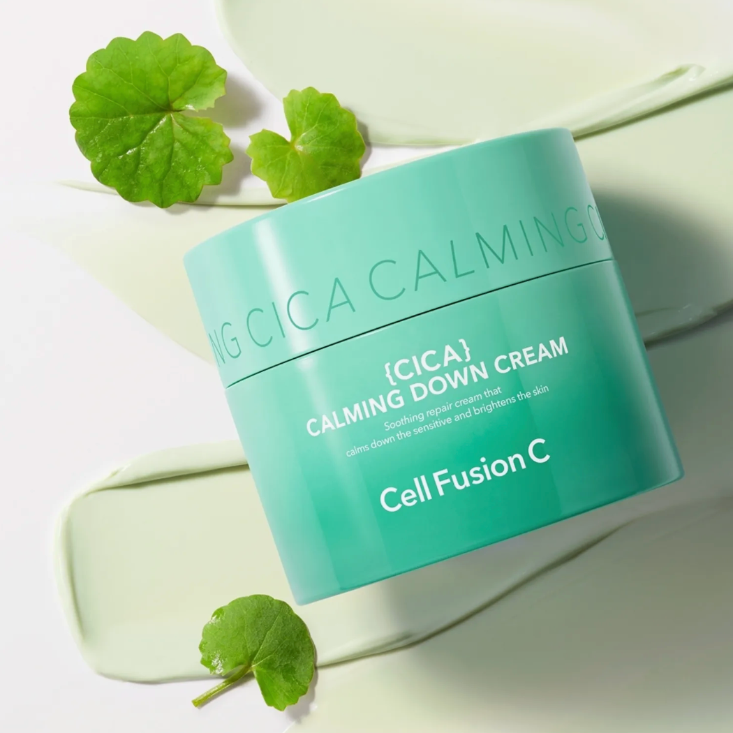 [CELL FUSION C ] Cica Calming Down Cream / 50ml + 50ml(refill)