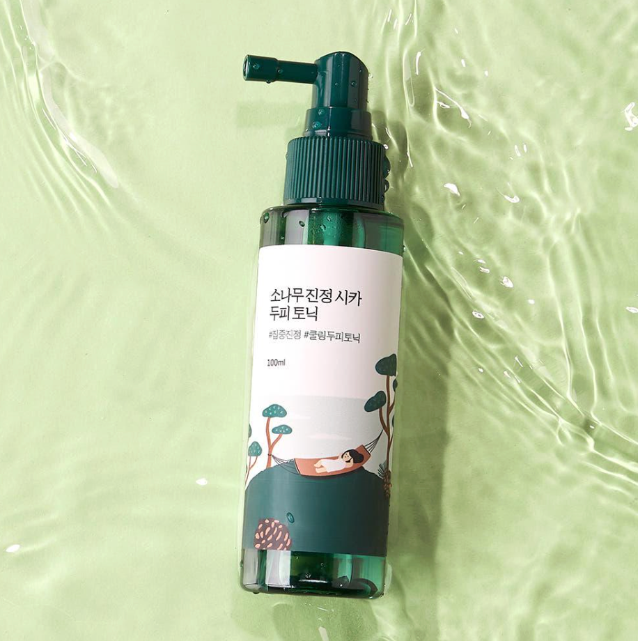 【Round LAB】 Pine Calming Cica Scalp Tonic / cica 100ml + shampoo 50ml