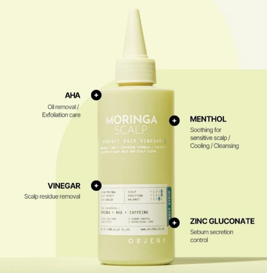 ORJENA Moringa Scalp Perfect Hair Vinegar (200ml)