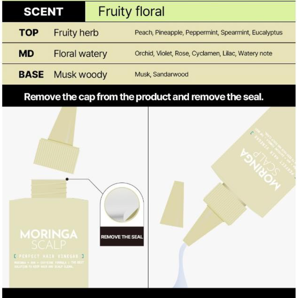 ORJENA Moringa Scalp Perfect Hair Vinegar (200ml)