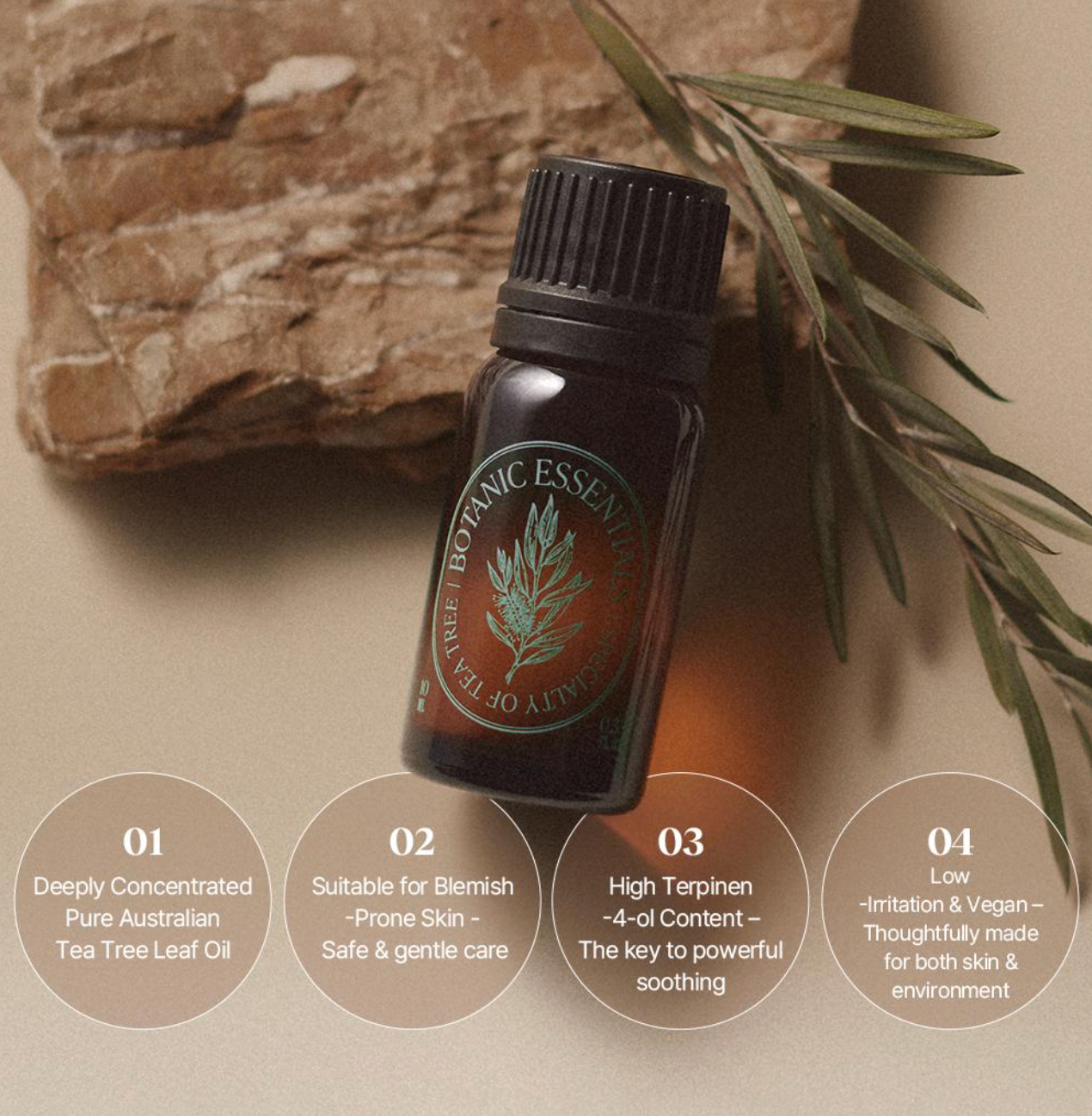 essenHERB Tea Tree 100 Oil Special Set (10ml + 10ml + 50P)