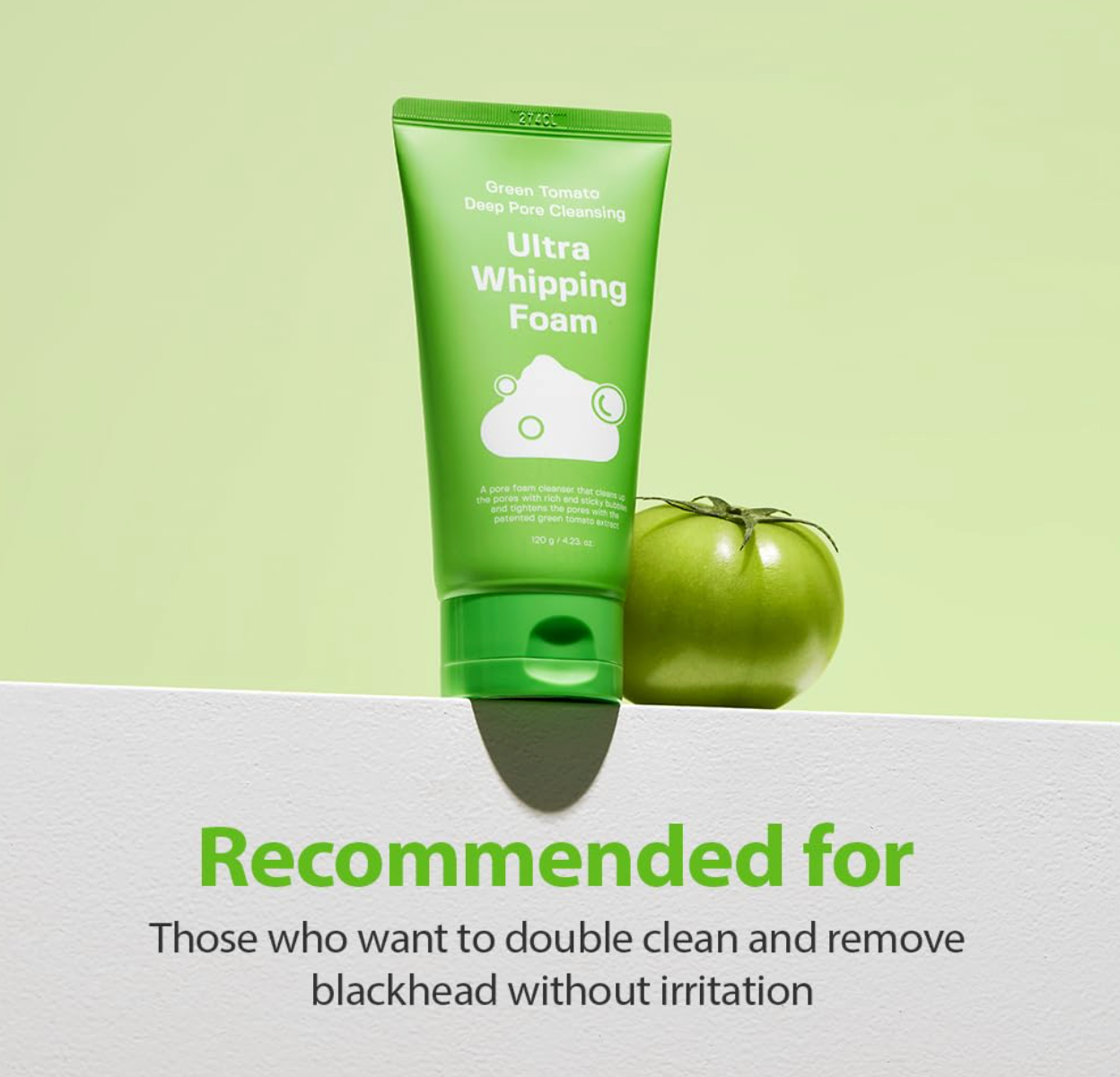 SUNGBOON EDITOR Green Tomato Deep Pore Cleansing Ultra Whipping Foam Set(120g+120g)
