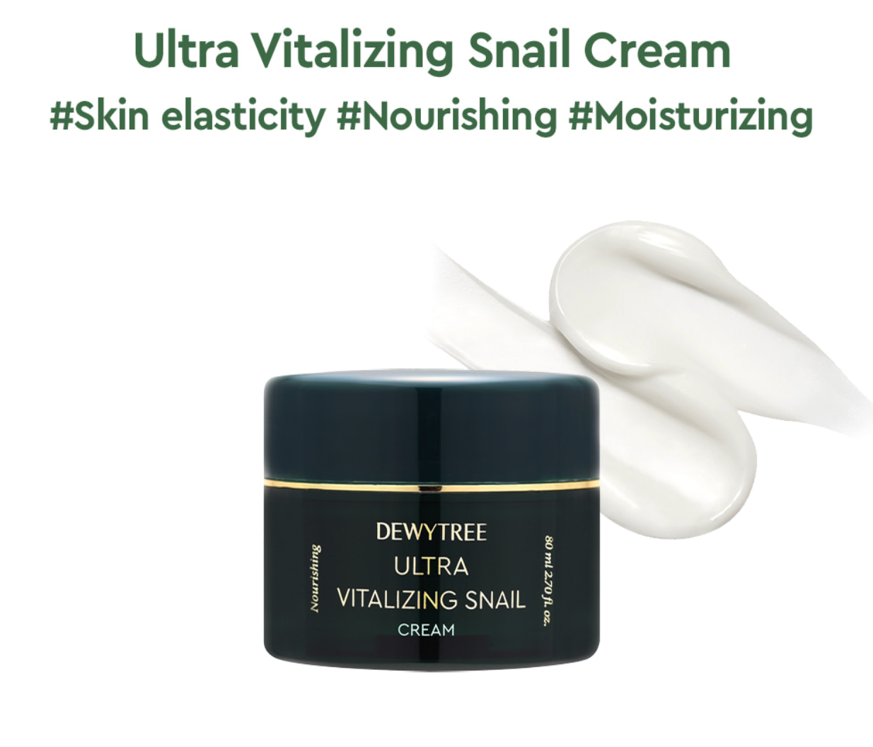 DEWYTREE Ultra Vitalizing Snail Repair Cream (90ml)
