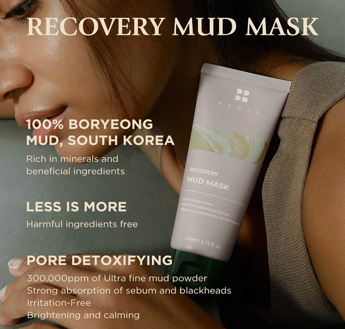 【BRMUD】 Relief mud Mask (110ml / 3.72 fl.oz.)