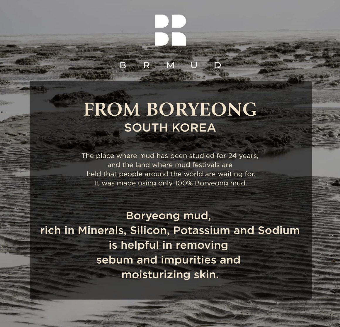 【BRMUD】 Relief mud Mask (110ml / 3.72 fl.oz.)