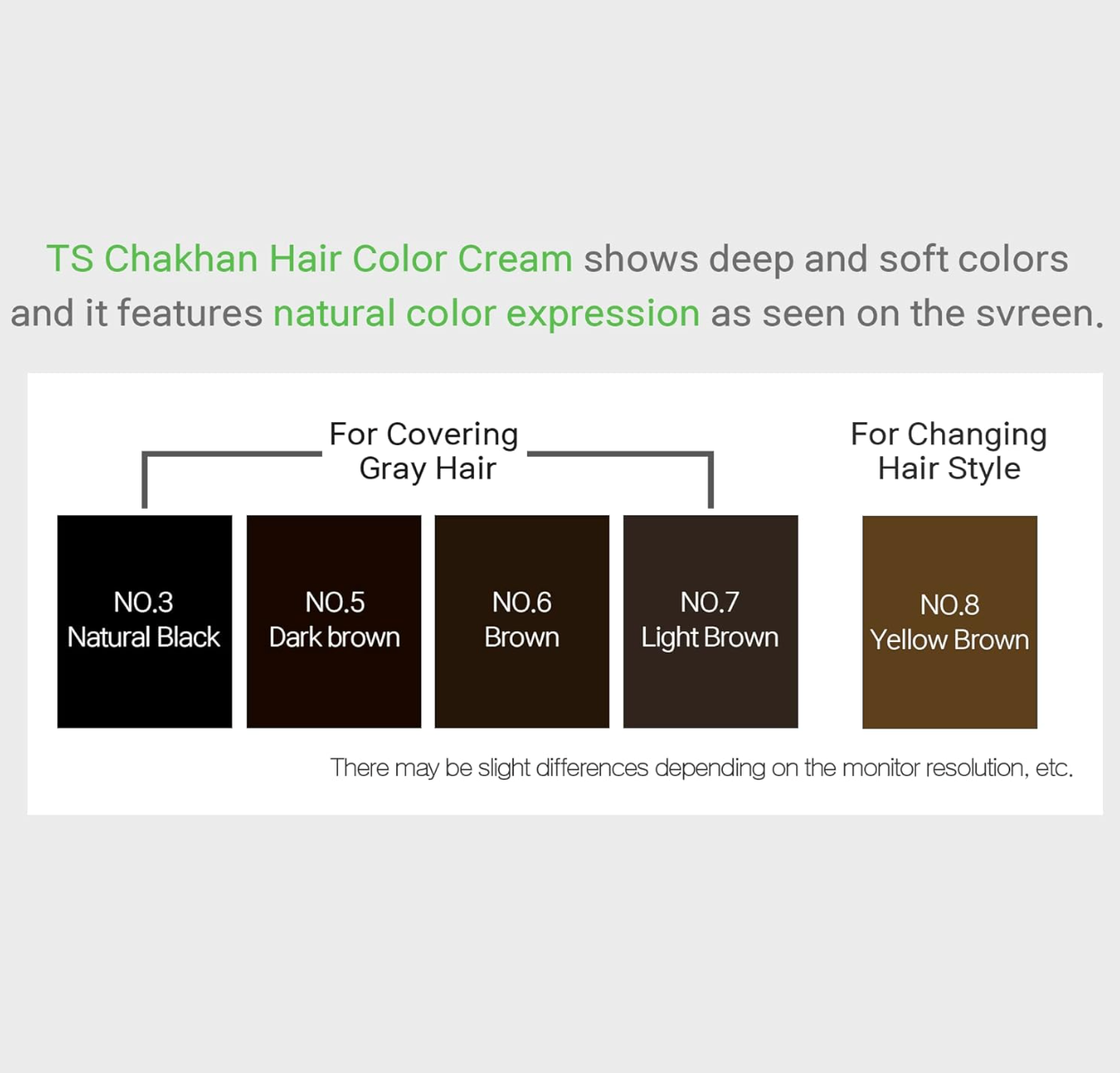 TS Chakhan Hair Color Cream (*Color Options Available - *Natural Black/Dark Brown/Light Brown))