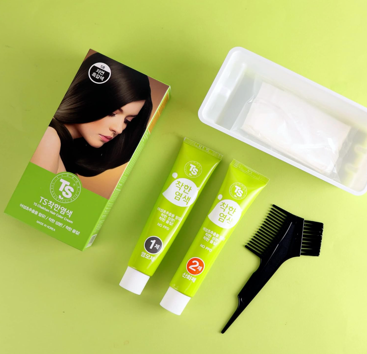 TS Chakhan Hair Color Cream (*Color Options Available - *Natural Black/Dark Brown/Light Brown))