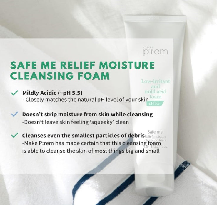 make p:rem Safe me. Relief Moisture Cleansing Foam 250ml