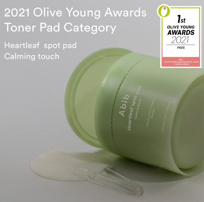 【Abib】 Heartleaf spot pad Calming touch (large capacity) 250ml 140pads