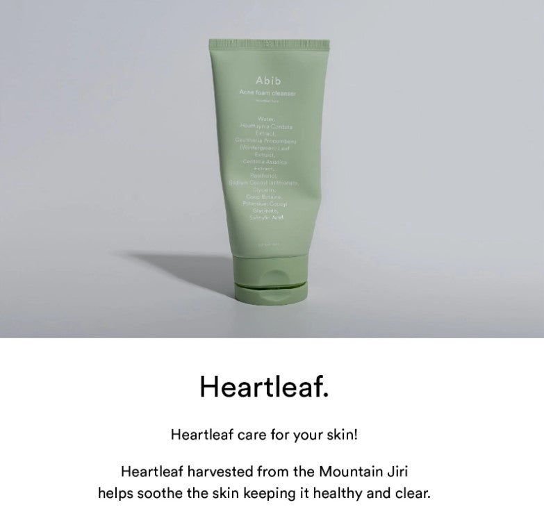 [Abib] Acne foam cleanser Heartleaf foam 250ml