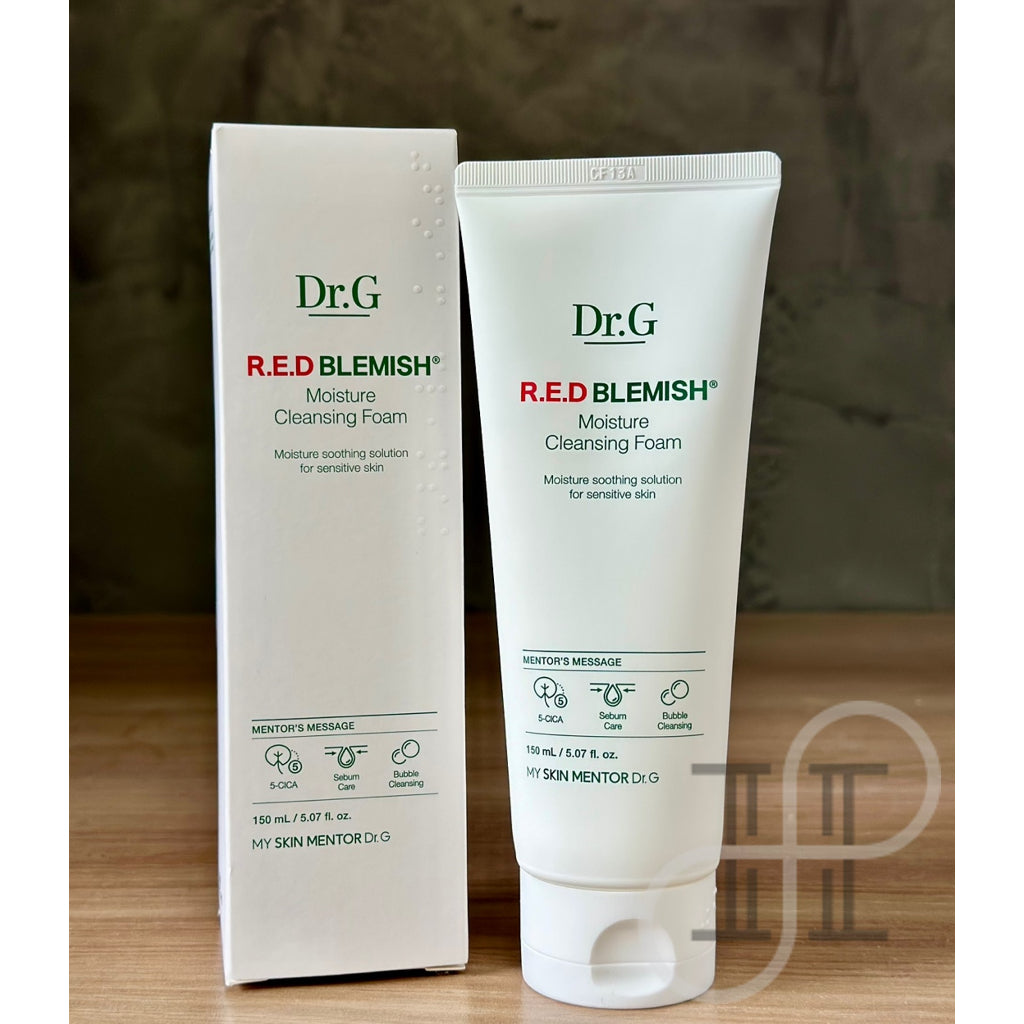 【Dr.G】 RED BLEMISH MOISTURE CLEANSING FOAM 150ml I Moisture Soothing Care