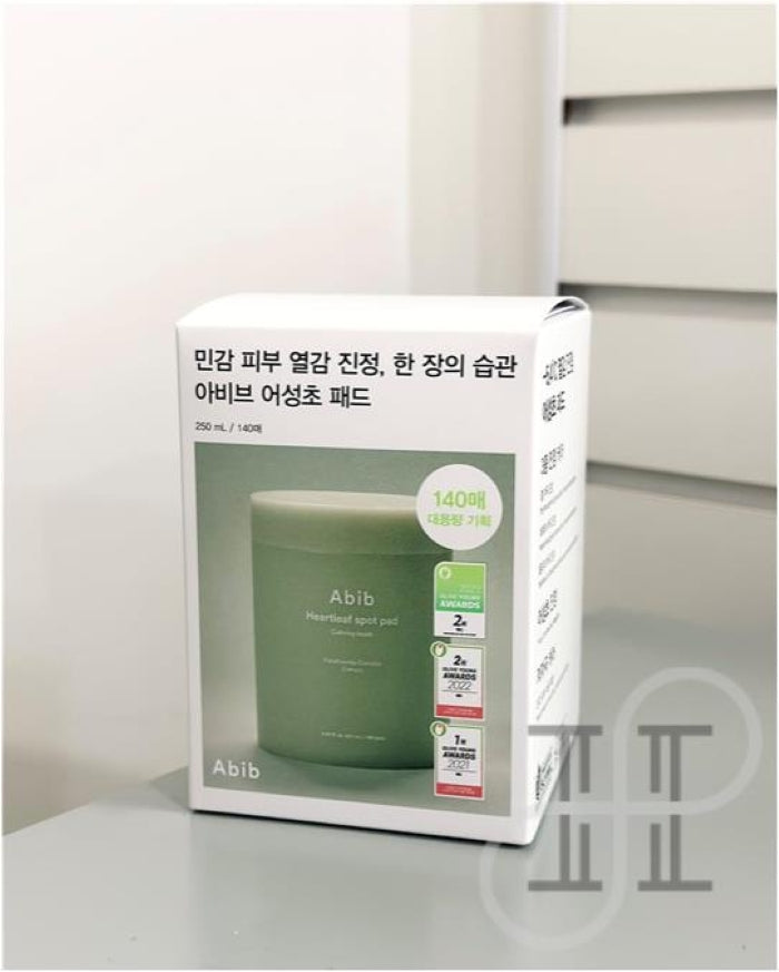 【Abib】 Heartleaf spot pad Calming touch (large capacity) 250ml 140pads