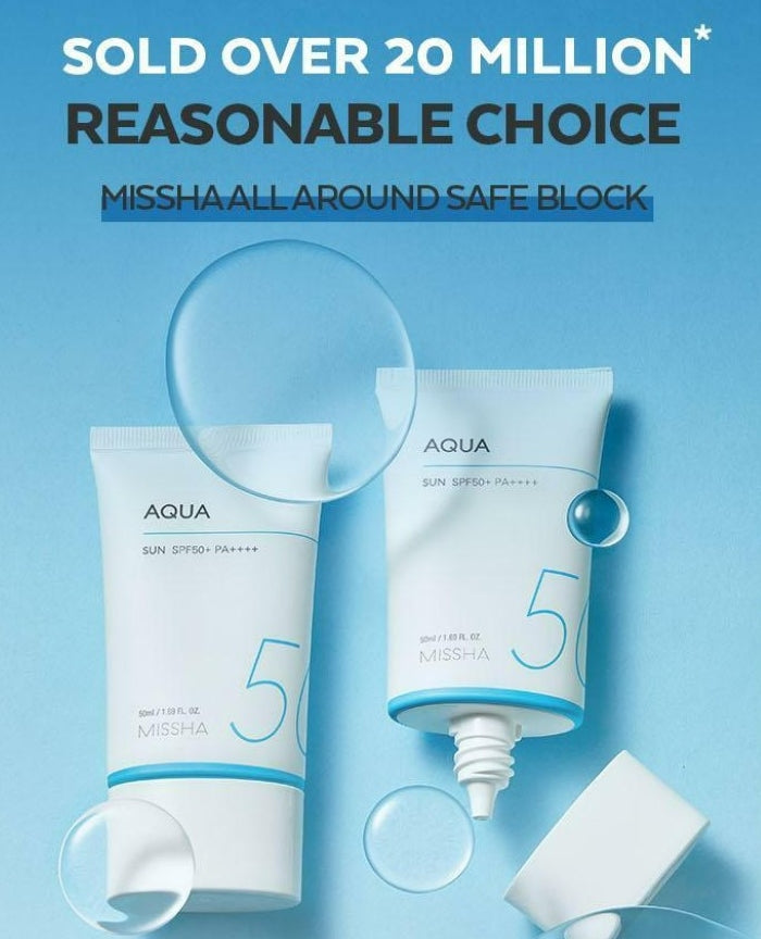 MISSHA All Around Safe Block Aqua Sun SPF50+ PA++++ 50ml