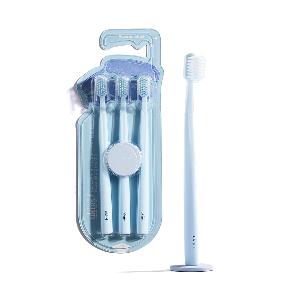 【ukiwi】  Magnetic Anti-bacterial Toothbrush: Renewal Edition Set (3 Toothbrush + 1 Magnetic Pad) *Color selection available