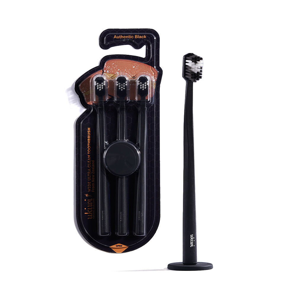 【ukiwi】  Magnetic Anti-bacterial Toothbrush: Renewal Edition Set (3 Toothbrush + 1 Magnetic Pad) *Color selection available