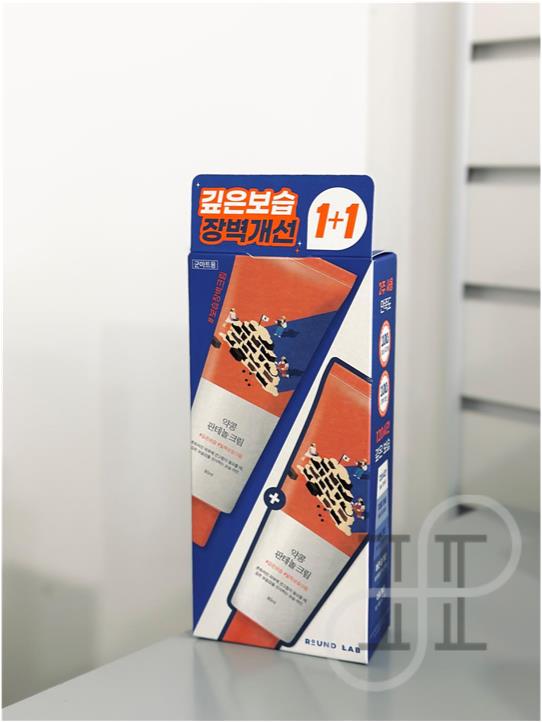 【Round LAB】 SOYBEAN PANTHENOL CEAM 1+1 / 80ml+80ml