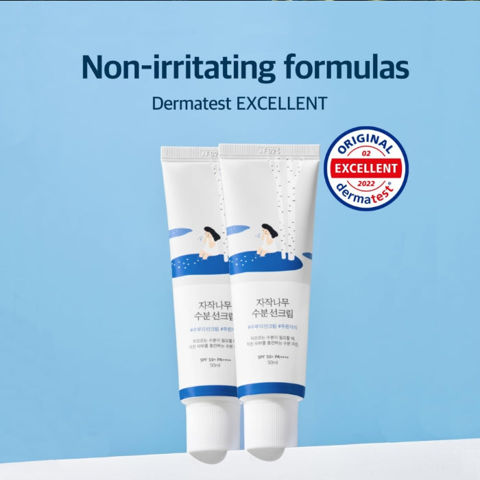 【Round LAB】 1+1 Birch Juice Moisturizing Sun Cream SPF50+ PA++++ 50ml+50ml