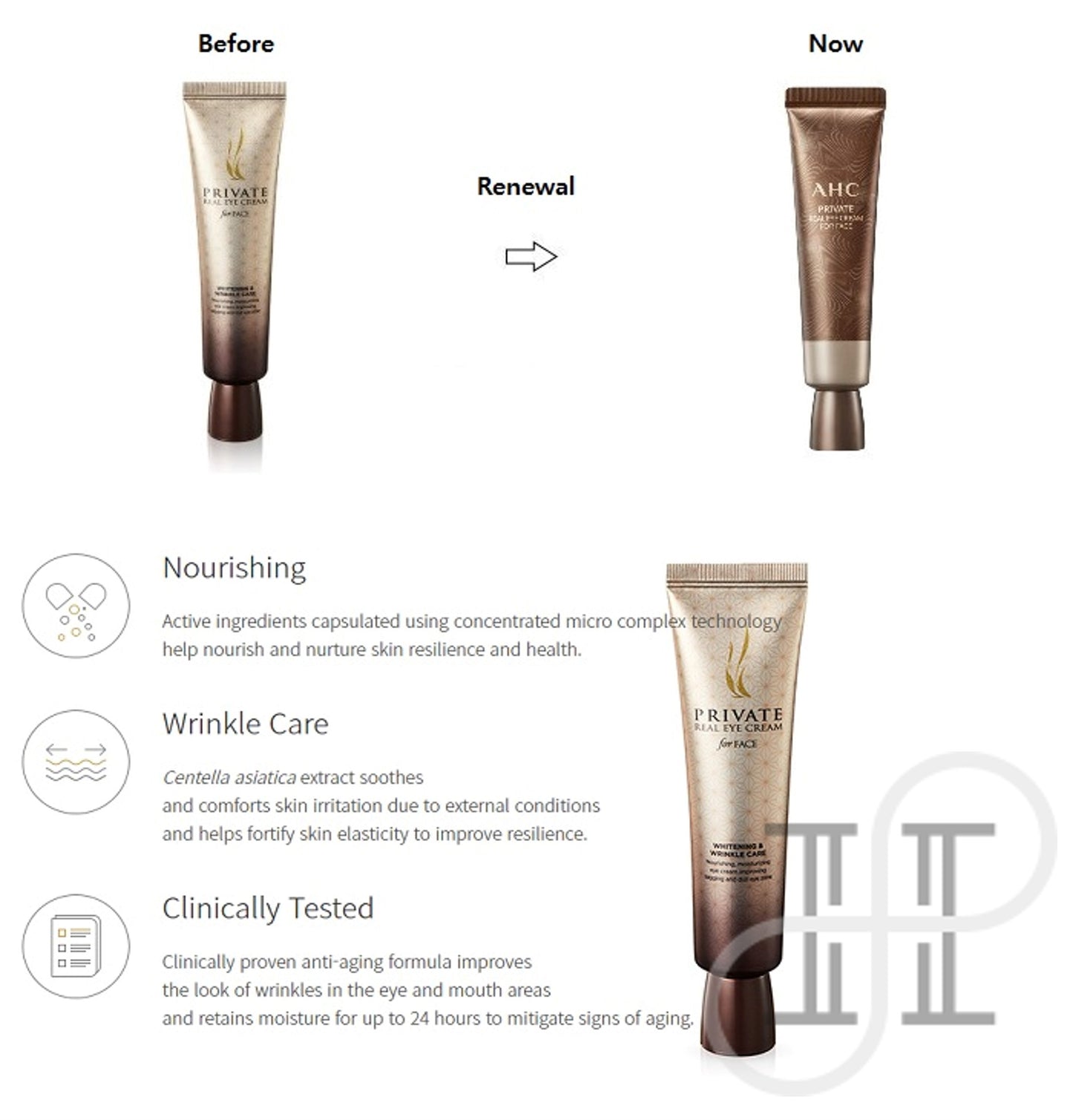 AHC Private Real Eye Cream for Face