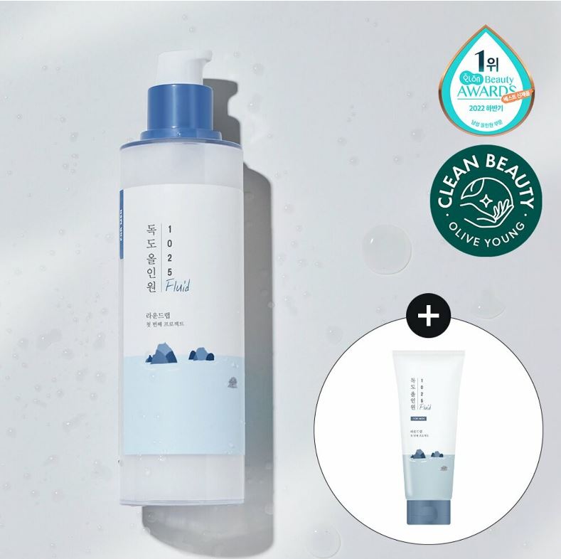 ROUND LAB For Men 1025 Dokdo All-in-One Fluid Double Set (200ml + 200ml)