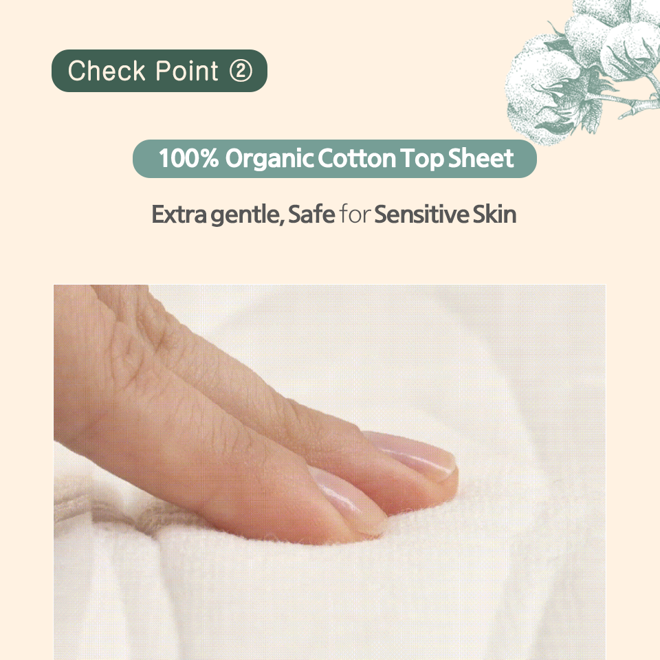 RAEL organic cotton sanitary pads (14pcs, 12pcs)