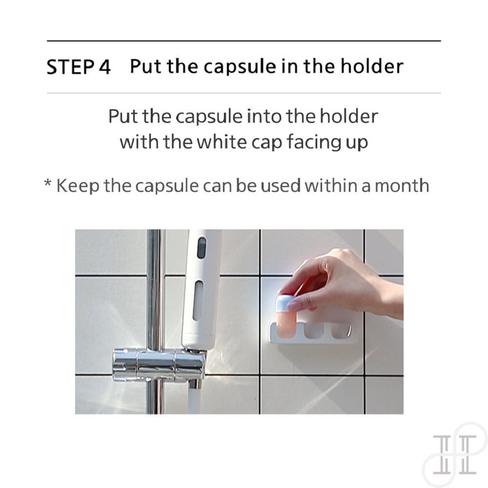 SHIFT Vitamin Capsule shower filter holder